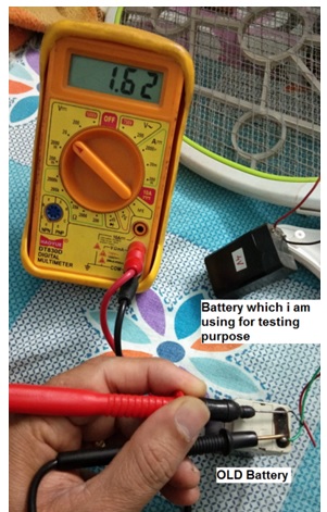 how to check battery voltage