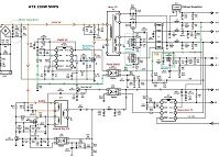Using Clear Schematic Diagram To Troubleshoot Desktop Computer 400W ATX SMPS