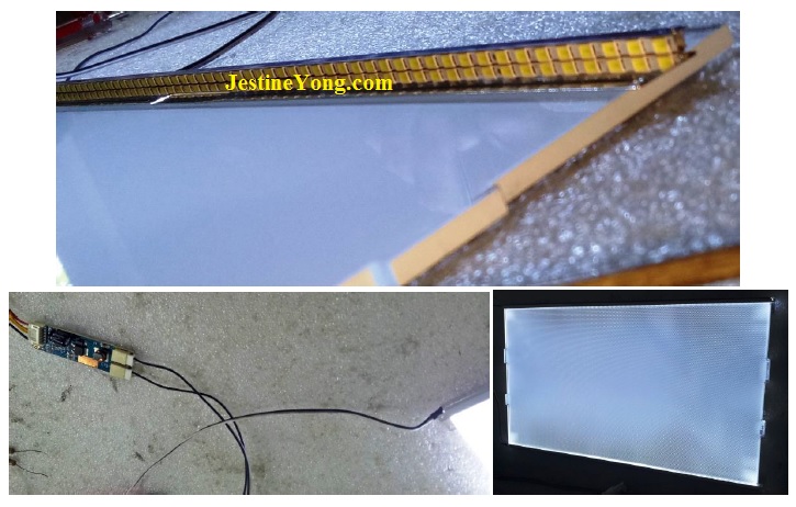 conversion of lcd backlight to led