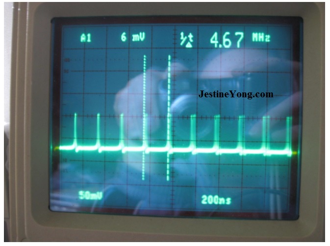 oscillation pulse waveform