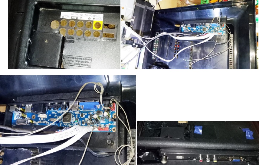 how to install and fix tv universal board