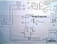 water boiler home drawn schematic