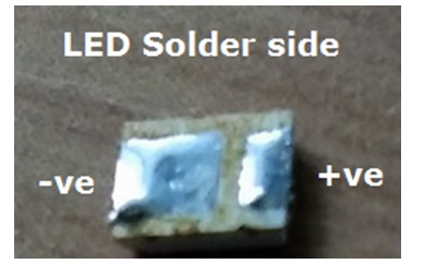 led solder side