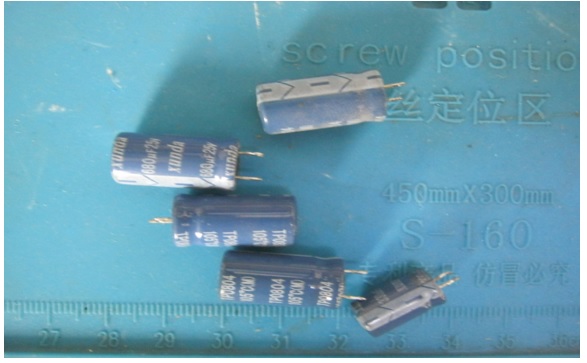 bulged capacitors in lcd monitor