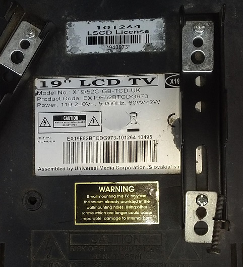 19" LCD TV REPAIR