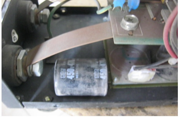 bad capacitor in welding machine