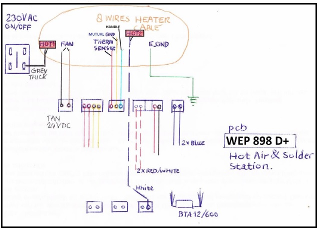 smd rework station diagram