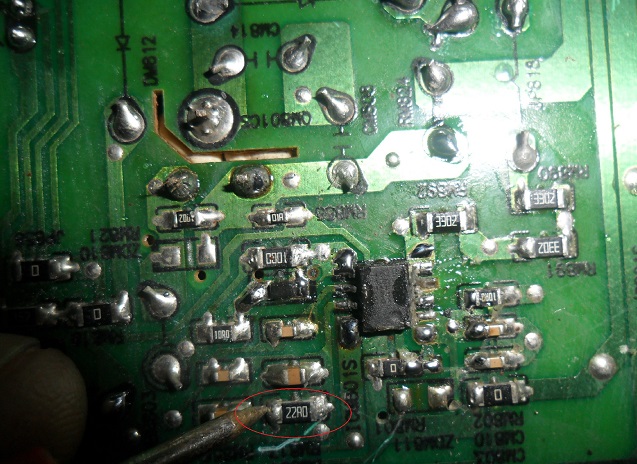 power ic bad in samsung led tv