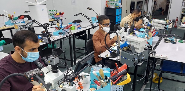 Oman Government staff attend electronics repair course in Malaysia
