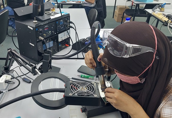 electronics trsining for infineon malaysia