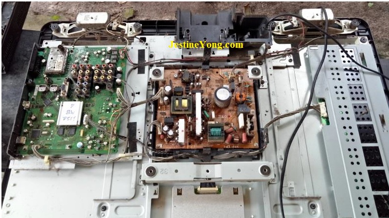 how to fix lcd tv with negative picture