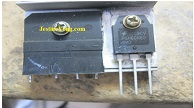 A Dead Welding Machine With Shorted Component Repaired. Model: Apex ARC-180