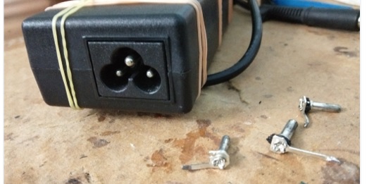 tighten power adapter cover