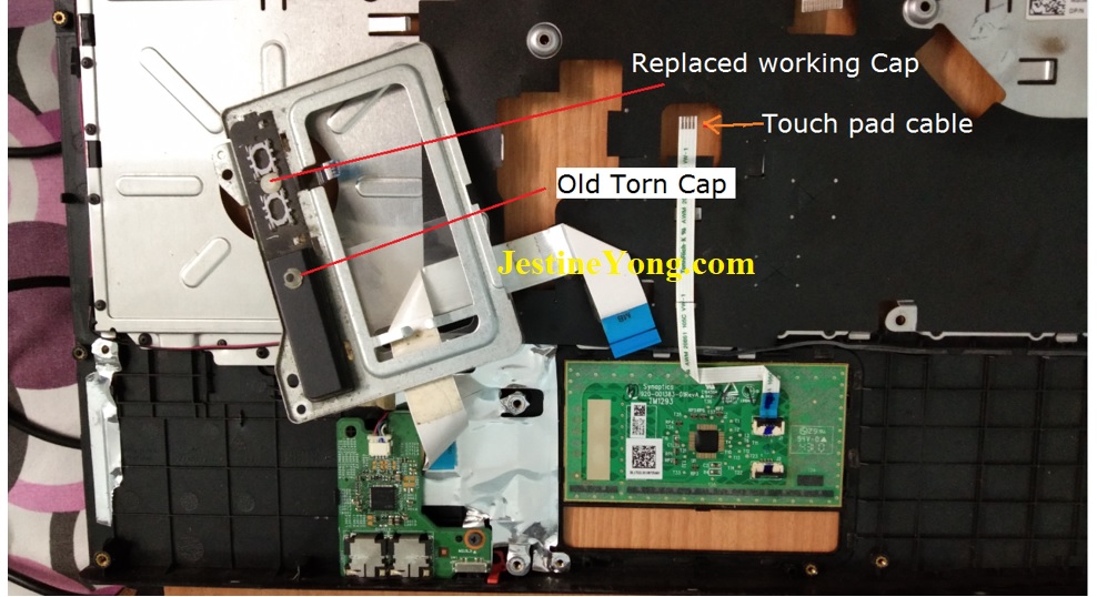 fixing laptop touchpad