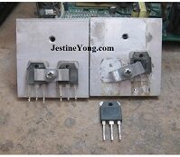Shorted IGBT In Welding Machine Repaired. Model: ACR250