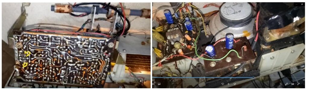 three boards in radio