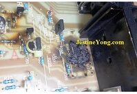 Left Channel Output Found Charred In QUED A240CD Amplifier