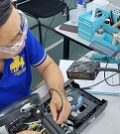 teluk intan student attended electronics repair course