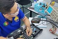 teluk intan student attended electronics repair course
