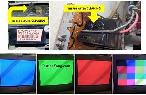 Jumping Images And Colours Solved In LG CRT Monitor 500G