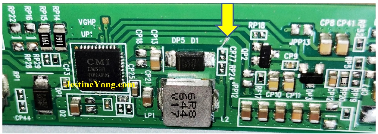 how to fix led scalar board