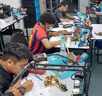 Rapid mrt staff attended electronics repair course