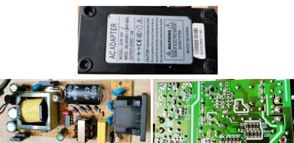 how to fix a broken cctv power supply