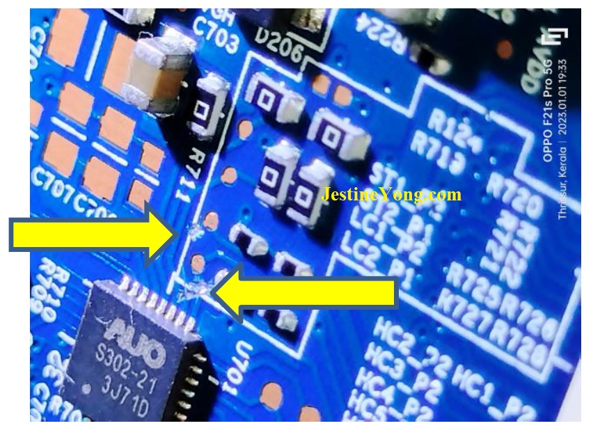 fixing smd in led tv