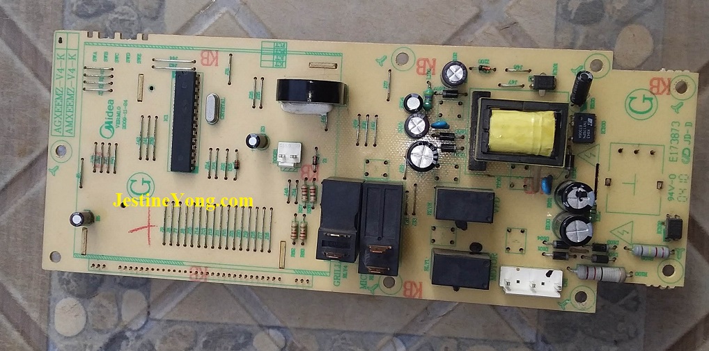 microwave oven board