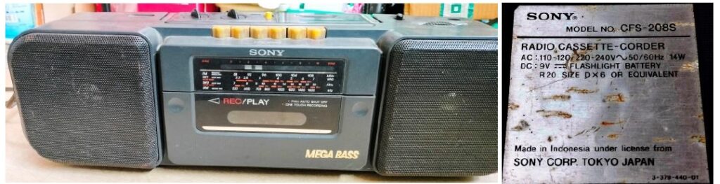 how to fix sony cassette radio