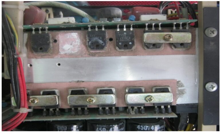 A Welding Machine With Warning Light Repaired And Maintained ...