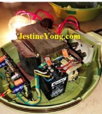 Lightning Blowing Relay Contact Was Found In V-Guard Voltage Stabilizer