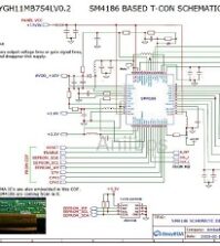 led tv schematic