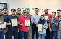 petronas chemical engineering staff attend electronics repair course