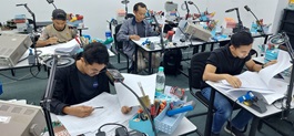 ctrm engineers attend electronics repair course