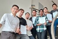 spain student taking electronics repair course