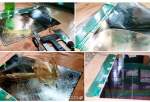 Futile Efforts To Replace Polarizer Sheets In LG Monitor Model W1642S