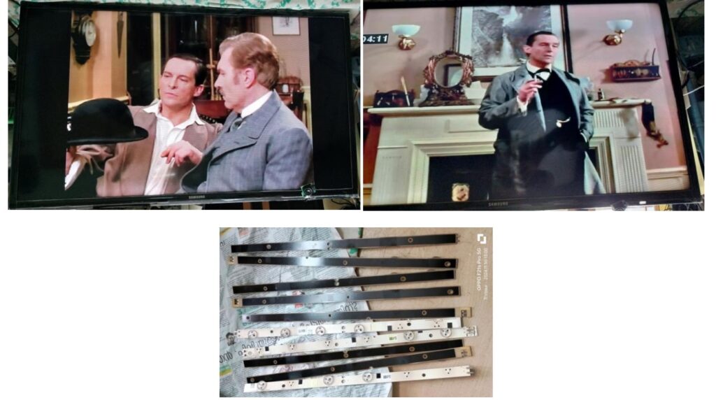 how to fix a broken samsung led tv backlight