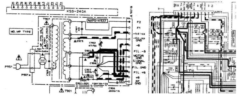 schematic diagram for onkyo  cd player