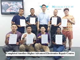 electronics repair course for korean student