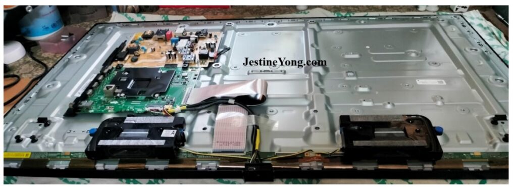 how to fix a broken led tv with white display