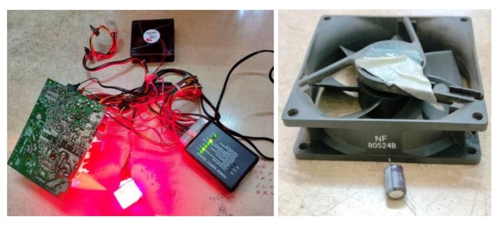 how to repair a broken atx power supply with no power symptom