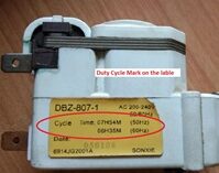 fridge defrost timer fix