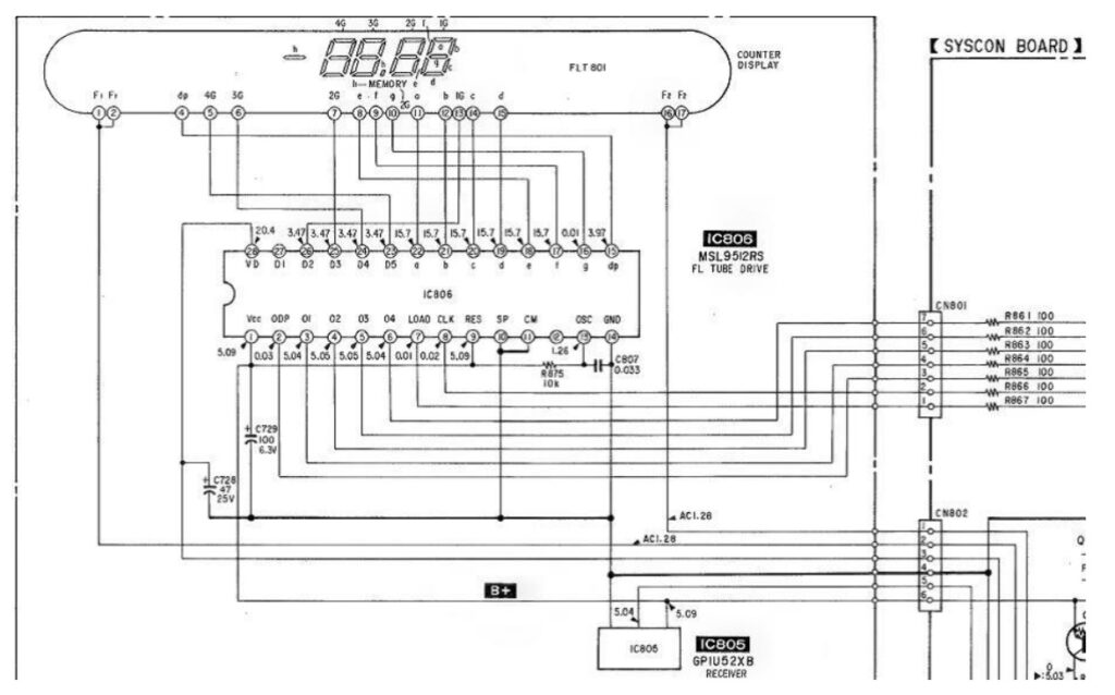 sony cassette deck schematic diagram