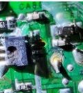 Cracked Unknown PFC IC Resulted In Replacement Of PS Board In SAMSUNG LED TV MODEL UA32EH4800R