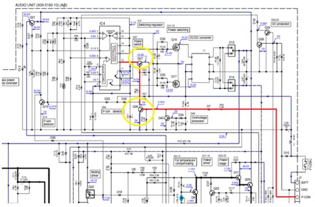 Kenwood amplifier schematic