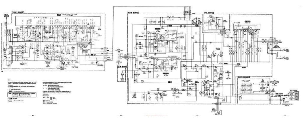 sony 2 in 1 schematic