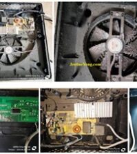 Coil Found Shorted In This Butterfly InductionCooker Model Power Hob Ivory 