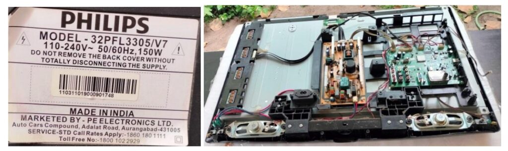how to fix philips led tv