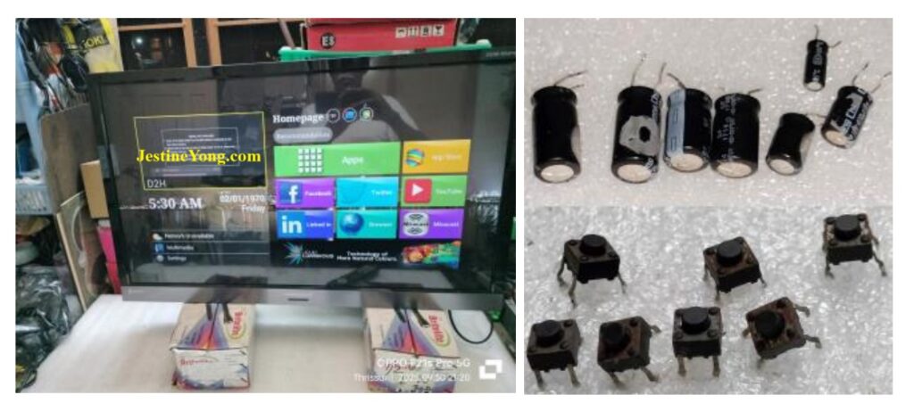 how to fix a broken led tv